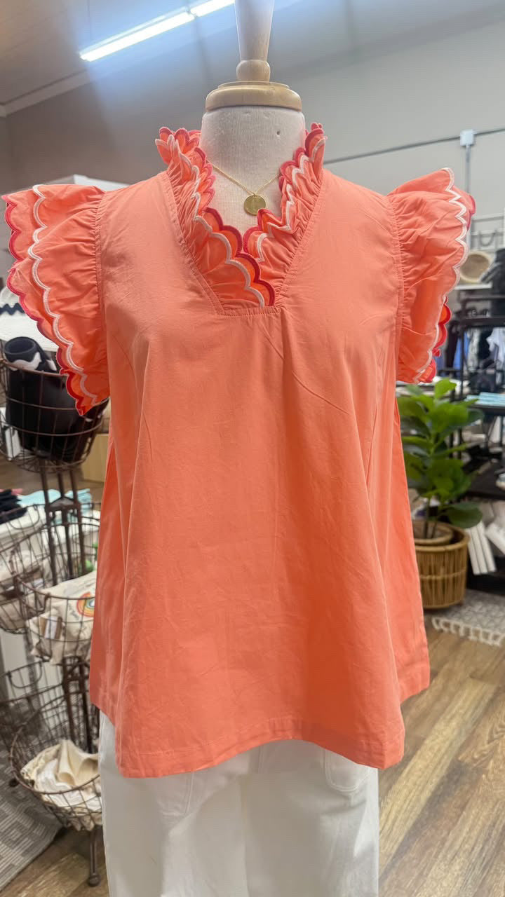 Katy Coral Top
