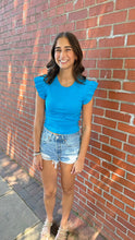 Load image into Gallery viewer, Ruffle Sleeve Top
