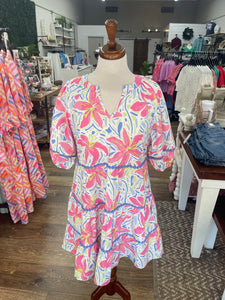 Palmer Hibiscus Dress