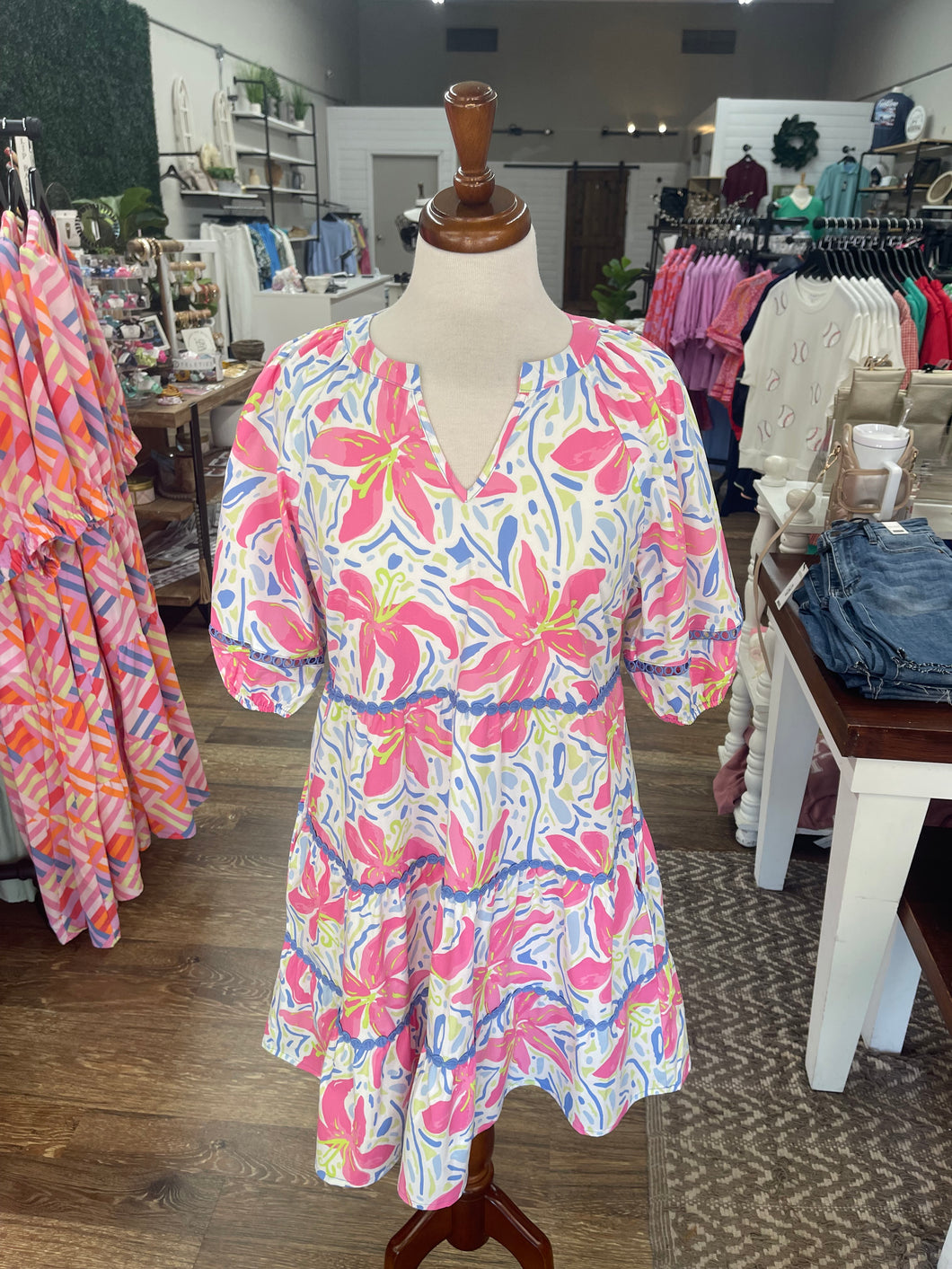Palmer Hibiscus Dress