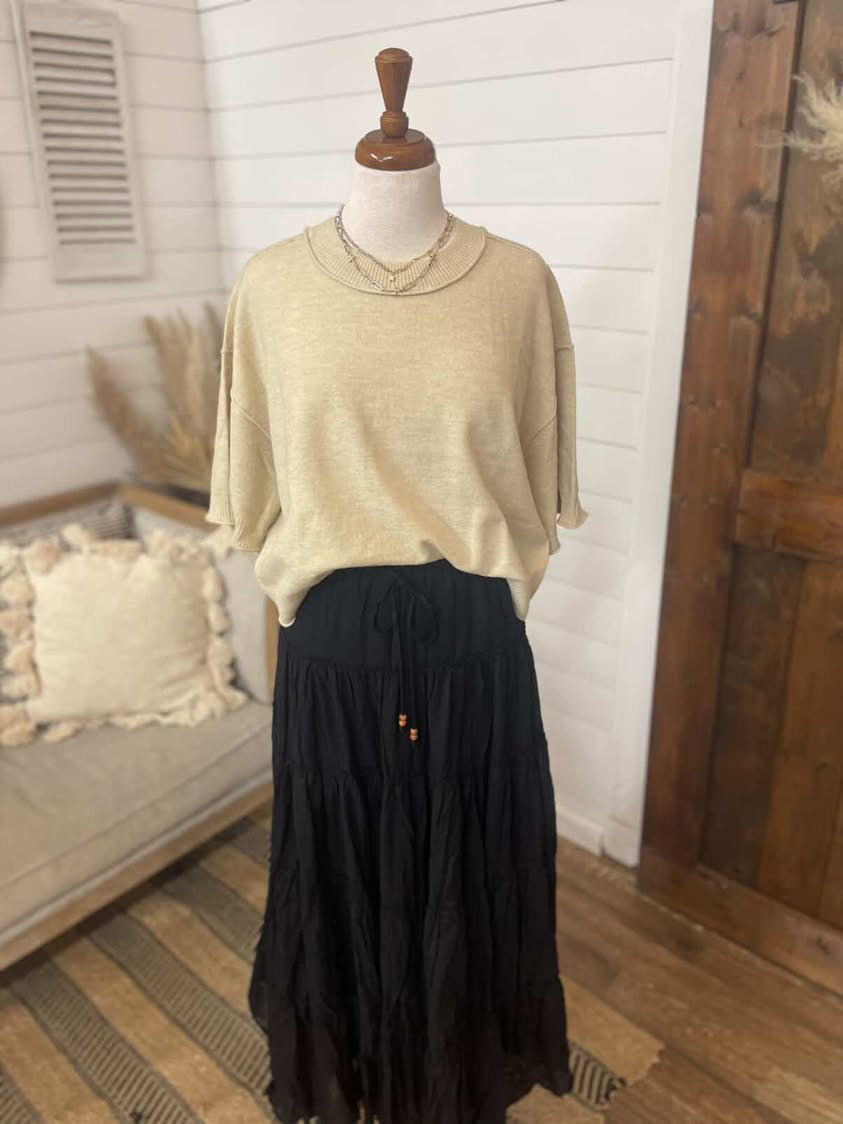 Black Maxi Skirt