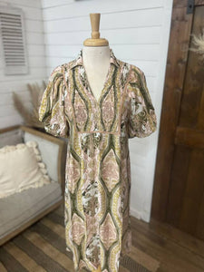 Brown Mix Dress