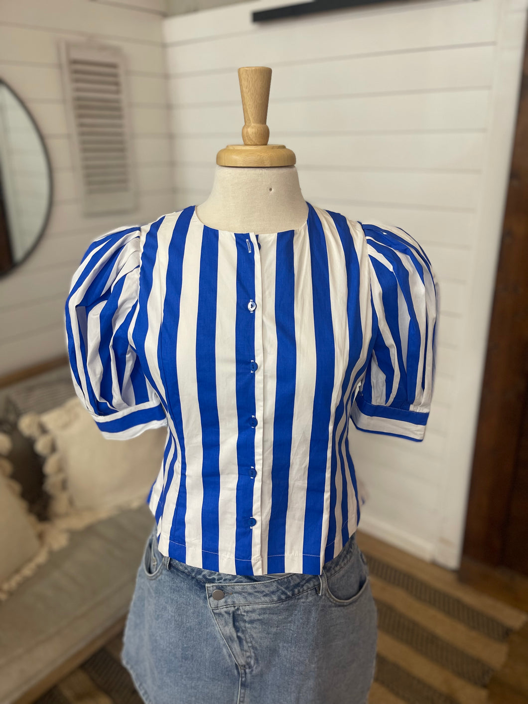 Royal Stripes Top