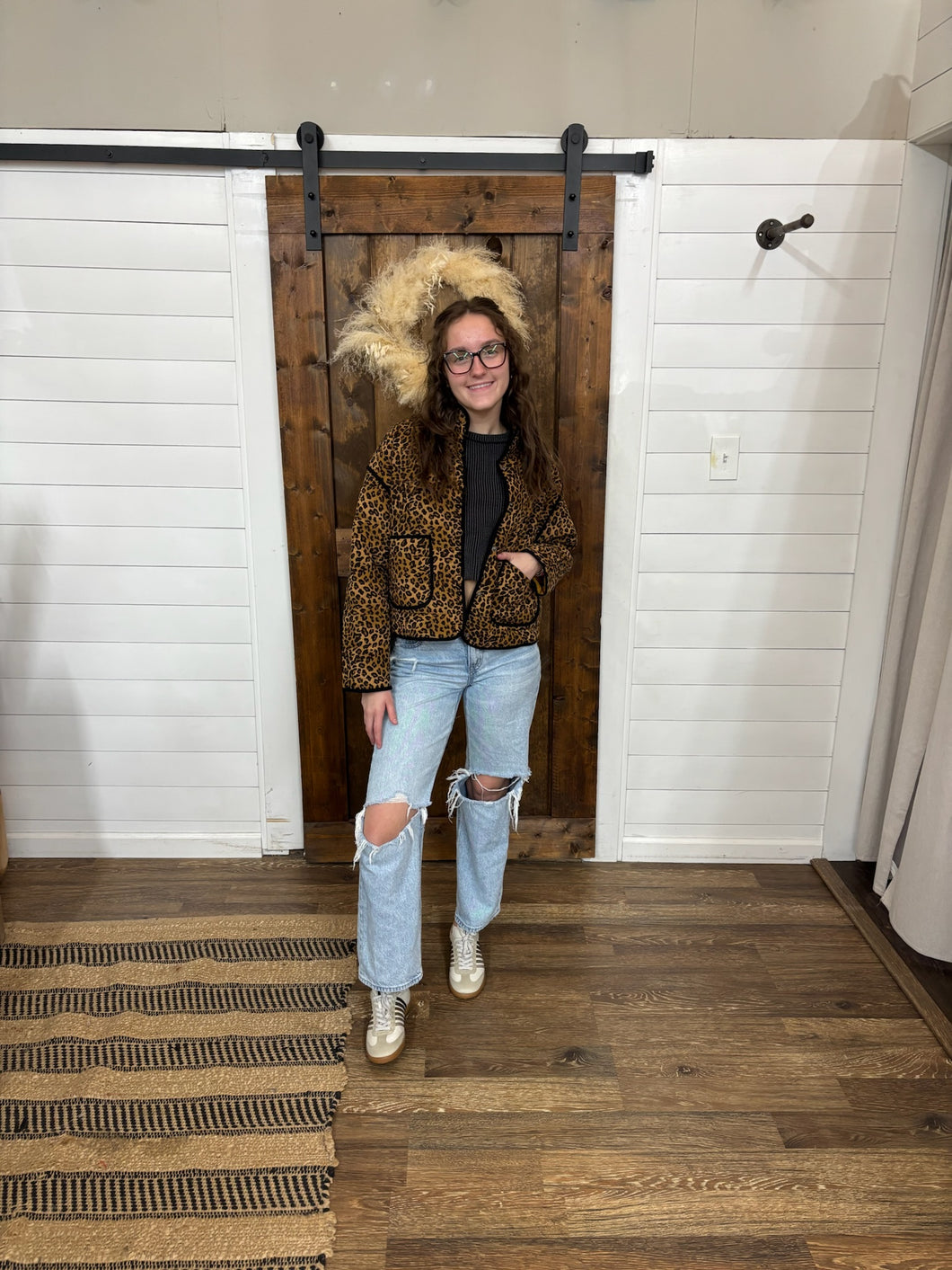 Leopard Print Jacket