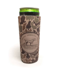 Backwoods Camo Slim Can Cooler