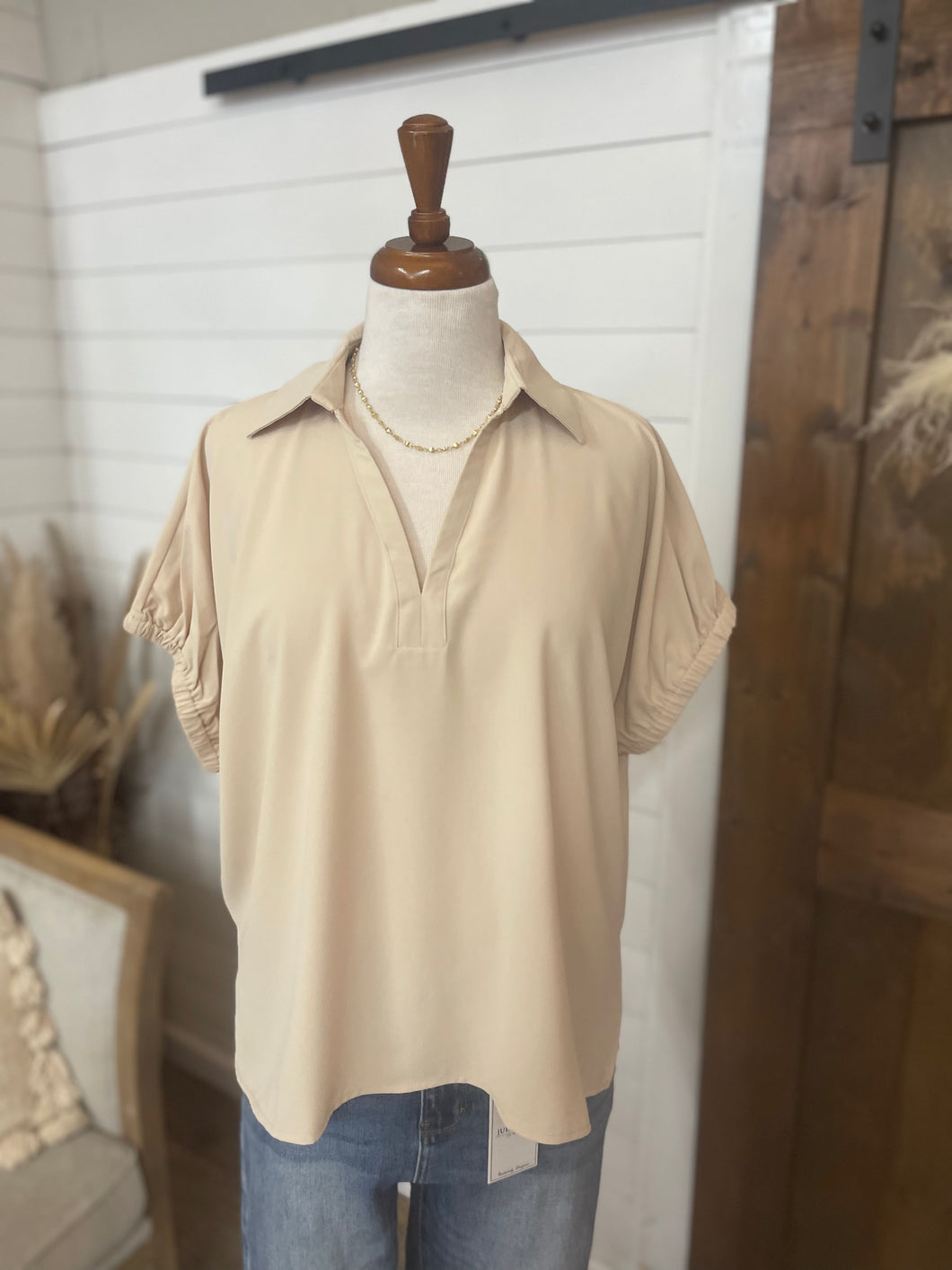 Ecru Day Top