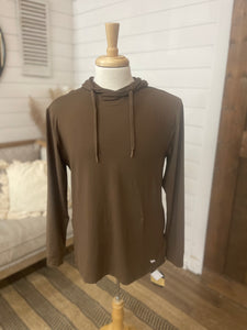 Men’s Chocolate Performance Hoodie