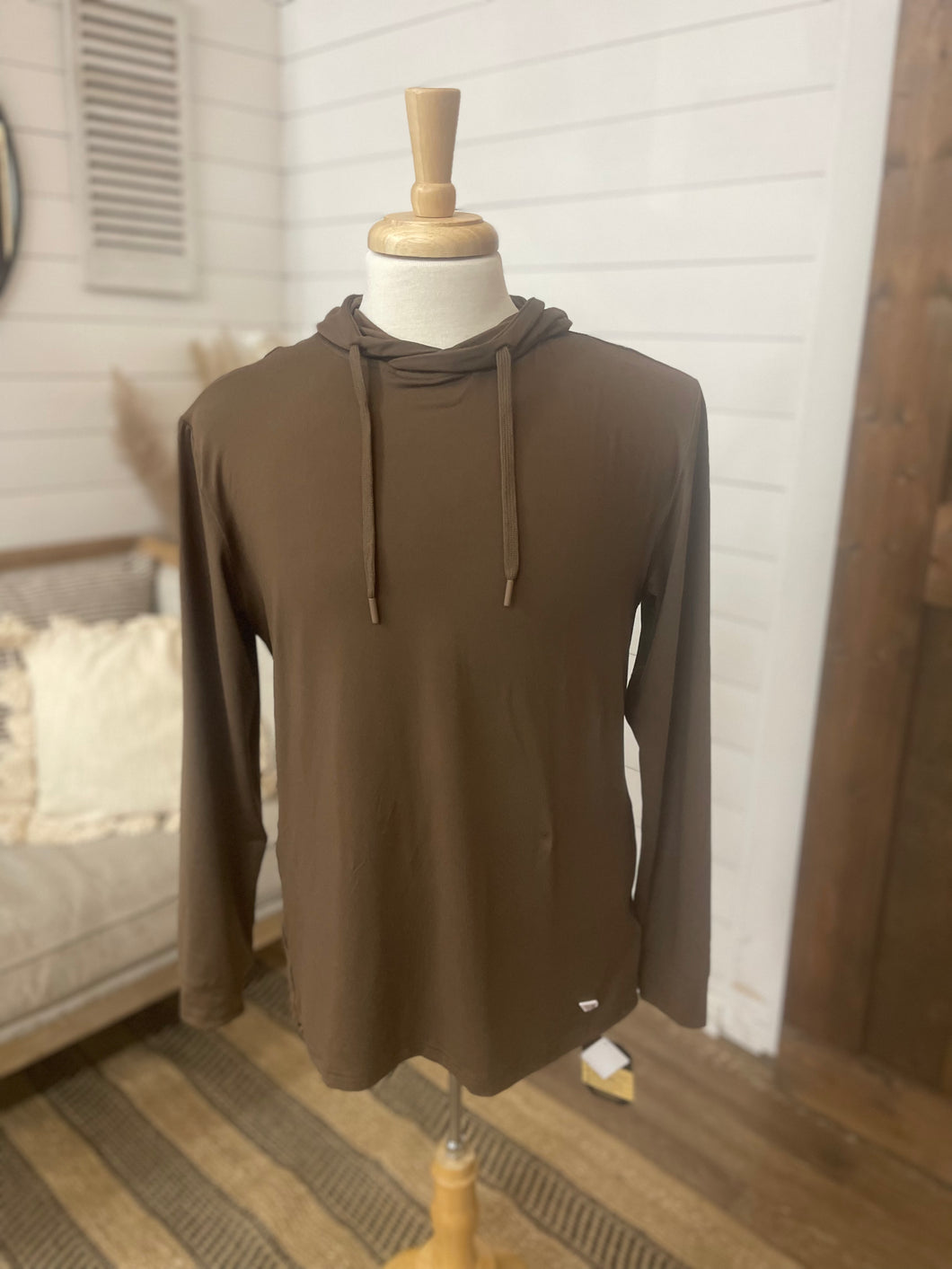 Men’s Chocolate Performance Hoodie