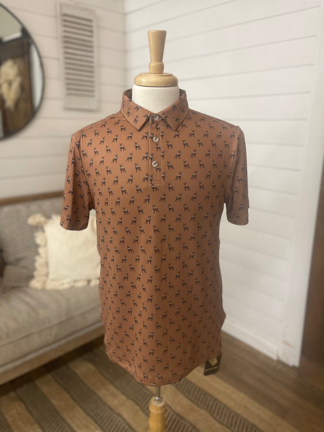 Men’s Whitetail Deer Polo