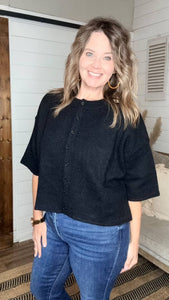 Boxy Sweater Top