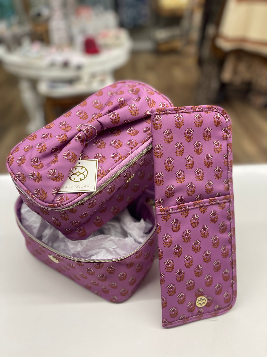 Kiss and Make Up Floral Bag