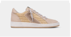 Salma Natural Woven Sneakers