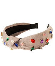 Load image into Gallery viewer, Multi Color Jewel Headband

