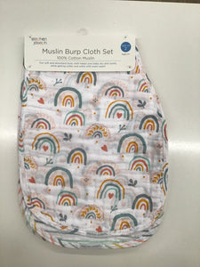 Rainbow Burp Cloth